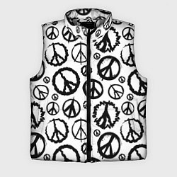 Мужской жилет Many peace logo