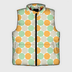 Мужской жилет Grey yellow green style, цвет: 3D-красный