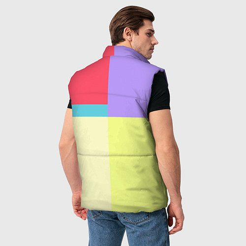 Мужской жилет Блек Пинк - разноцветный / 3D-Черный – фото 4