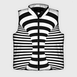 Мужской жилет Черно-белая иллюзия, цвет: 3D-черный
