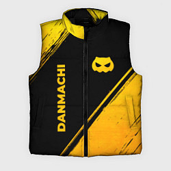 Мужской жилет DanMachi - gold gradient: надпись, символ