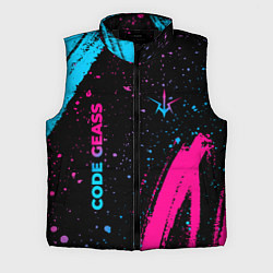 Мужской жилет Code Geass - neon gradient: надпись, символ