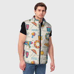 Мужской жилет Vibe summer, цвет: 3D-черный — фото 2