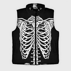 Мужской жилет Skeleton ribs, цвет: 3D-светло-серый
