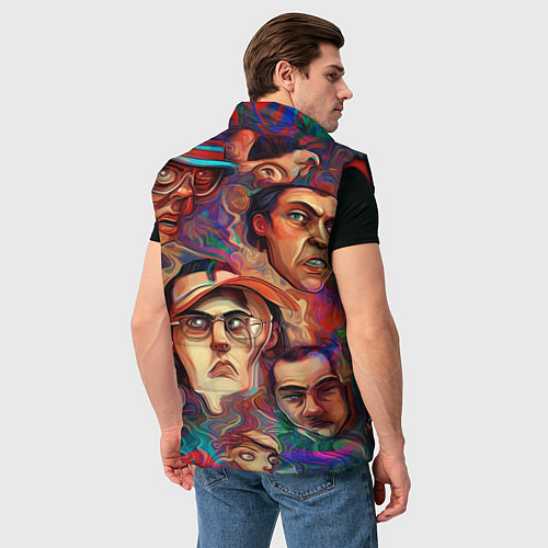 Мужской жилет Страсть и Ненависть в Лас-Вегасе / 3D-Красный – фото 4