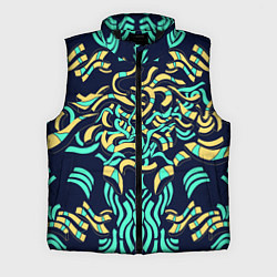 Мужской жилет Киберпанк переплетения, цвет: 3D-черный