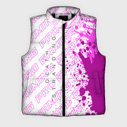 Мужской жилет Death Stranding pro gaming: по-вертикали, цвет: 3D-черный