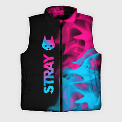 Мужской жилет Stray - neon gradient: по-вертикали, цвет: 3D-черный