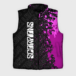Мужской жилет Scorpions rock legends: по-вертикали, цвет: 3D-черный