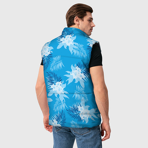 Мужской жилет Цветочный паттерн - GTA vice city / 3D-Черный – фото 4