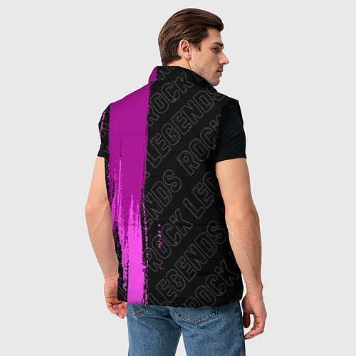 Мужской жилет Five Finger Death Punch rock legends: по-вертикали / 3D-Черный – фото 4