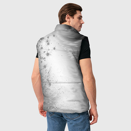 Мужской жилет Attack on Titan glitch на светлом фоне: по-вертика / 3D-Черный – фото 4