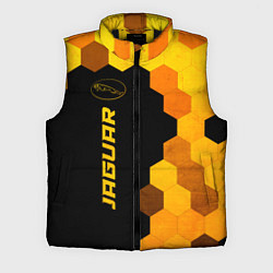 Мужской жилет Jaguar - gold gradient: по-вертикали