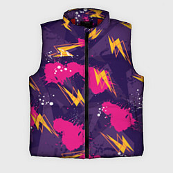 Мужской жилет Абстрактные узоры паттерн, цвет: 3D-красный