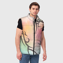 Мужской жилет Трайбл граффити, цвет: 3D-черный — фото 2