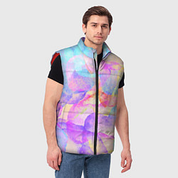 Мужской жилет Магическая абстракция узор, цвет: 3D-красный — фото 2