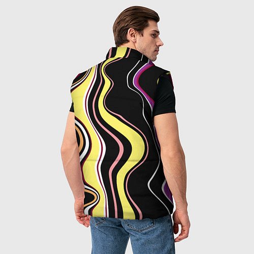 Мужской жилет Дисгармония / 3D-Черный – фото 4