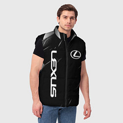 Мужской жилет Lexus - minimalism, цвет: 3D-черный — фото 2