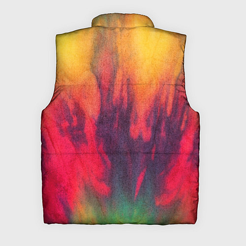 Мужской жилет Огненный тай дай / 3D-Светло-серый – фото 2