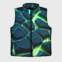 Мужской жилет Камни в неоне, цвет: 3D-красный