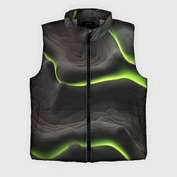 Мужской жилет Green black texture