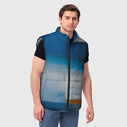 Мужской жилет Синяя палитра, цвет: 3D-светло-серый — фото 2