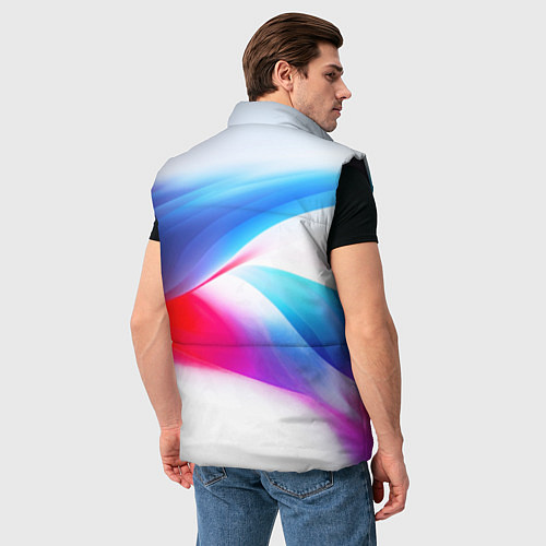 Мужской жилет Футболка Россия / 3D-Черный – фото 4