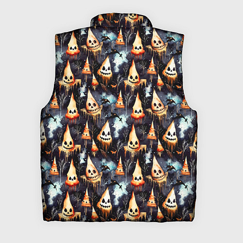 Мужской жилет Акварельные приведения / 3D-Светло-серый – фото 2