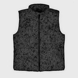 Мужской жилет Тёмно-серый паттерн пятнистый, цвет: 3D-черный