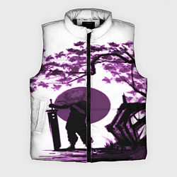 Мужской жилет Канеки самурай под сакурой, цвет: 3D-черный