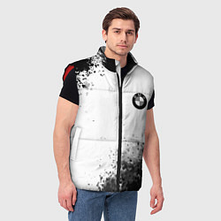 Мужской жилет Bmw краски спорт, цвет: 3D-красный — фото 2