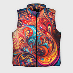 Мужской жилет Новая гжель, цвет: 3D-красный