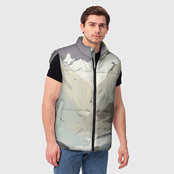 Мужской жилет Цвета прованса, цвет: 3D-светло-серый — фото 2