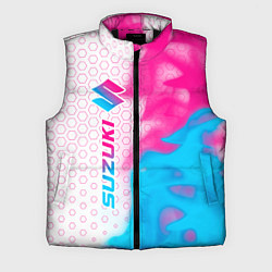 Мужской жилет Suzuki neon gradient style: по-вертикали, цвет: 3D-черный