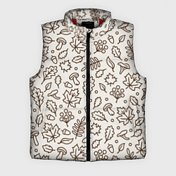 Мужской жилет Осень - бежевый 2, цвет: 3D-красный