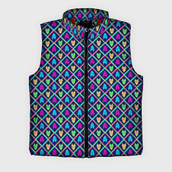 Мужской жилет Цветные чертики, цвет: 3D-красный