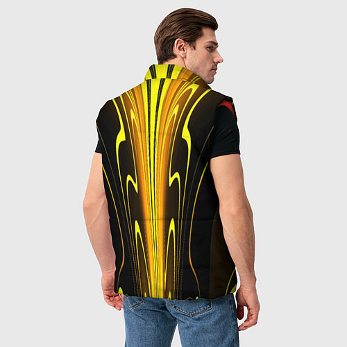 Мужской жилет Предупреждающая осиная расцветка / 3D-Красный – фото 4