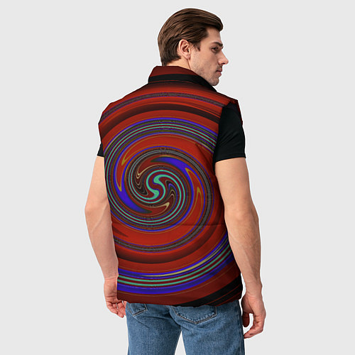 Мужской жилет Завихрения новый вариант / 3D-Черный – фото 4