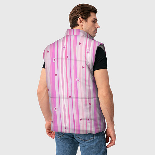 Мужской жилет Глазные яблоки / 3D-Светло-серый – фото 4