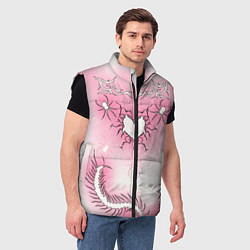 Мужской жилет Сердце сколопендры, цвет: 3D-черный — фото 2