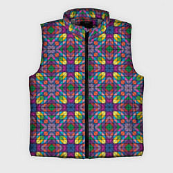 Мужской жилет Стеклянная мозаика, цвет: 3D-светло-серый