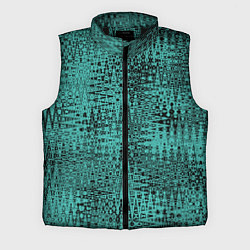 Мужской жилет Абстракция сине-зелёный