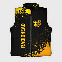 Мужской жилет Radiohead - gold gradient вертикально