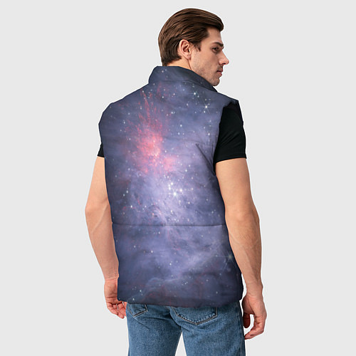 Мужской жилет Космические брызги / 3D-Черный – фото 4