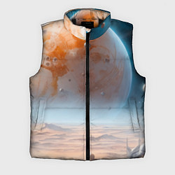 Мужской жилет Космический марсианский пейзаж