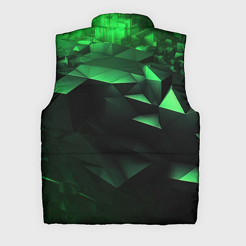 Мужской жилет Видение зеленого в абстракции / 3D-Светло-серый – фото 2