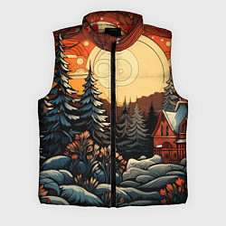 Мужской жилет Волшебная роспись