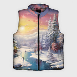 Мужской жилет Сказочное сияние нового года