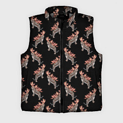 Мужской жилет Леопард в орхидеях