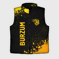 Мужской жилет Burzum - gold gradient вертикально, цвет: 3D-черный